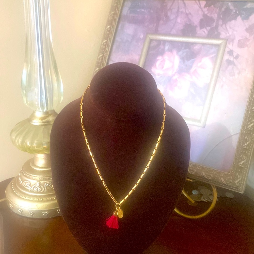 Henri Bendel Tassel necklace